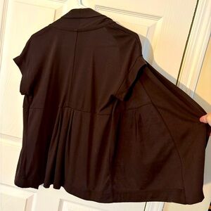 ANA petite brown jacket, coverlet short sleeve